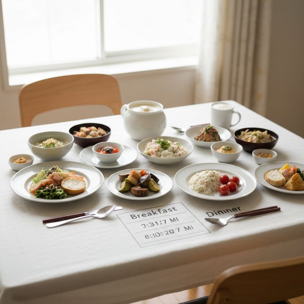 Structure temporelle des repas dans la journée